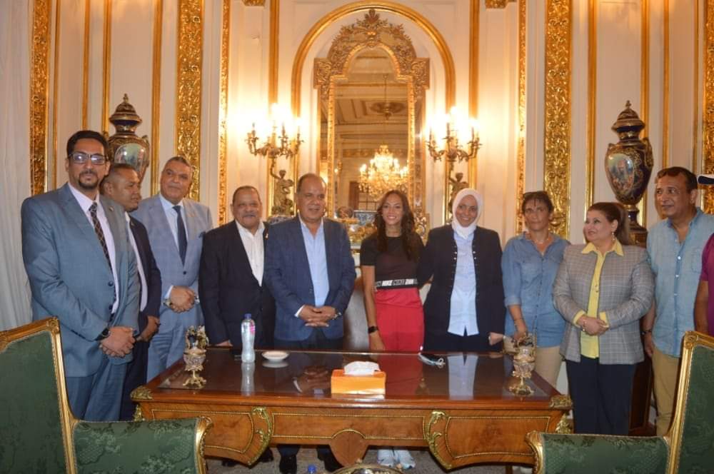 تكريم بسنت حميدة بستاد الإسكندرية 