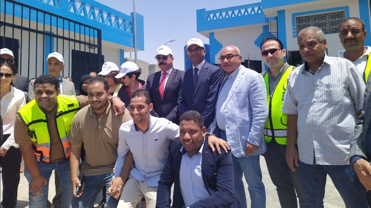  زيارة ميدانية لمشروعات مياه الشرب بـ أسوان