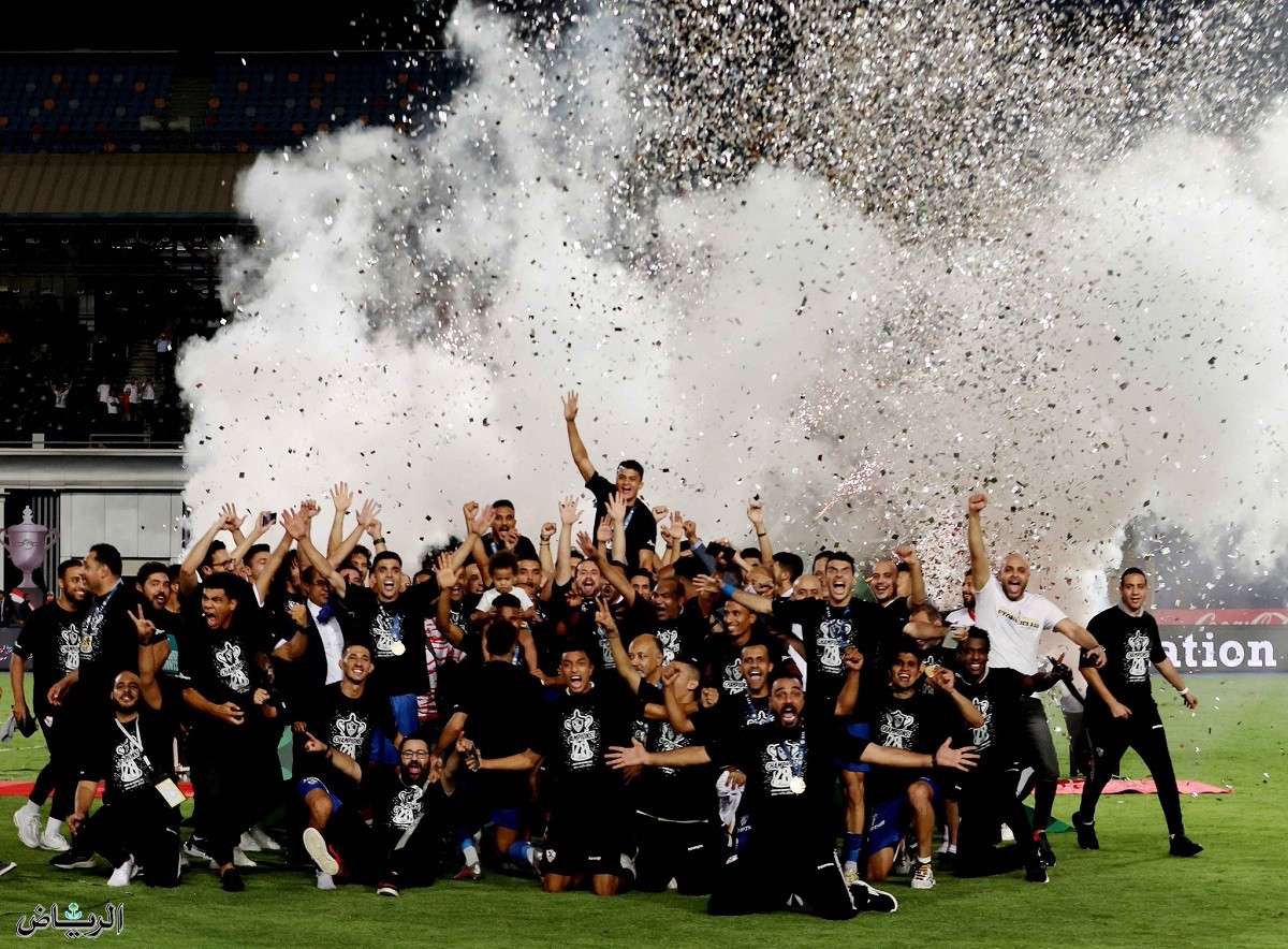 تتويج الزمالك بكأس مصر