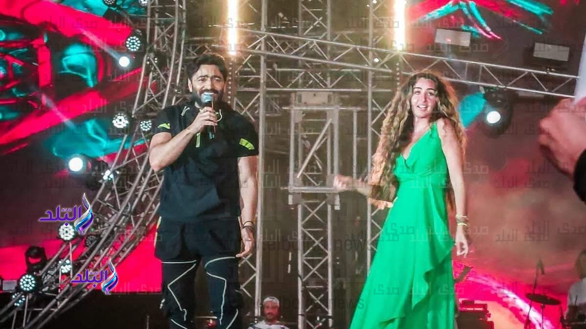 هنا الزاهد وتامر حسني 