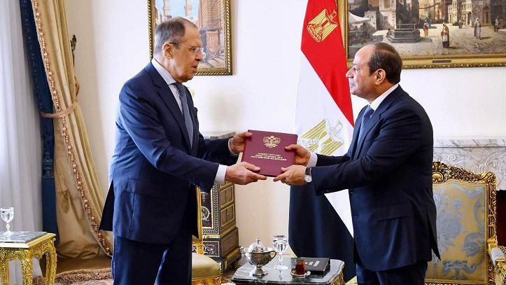 الرئيس السيسي ولافروف
