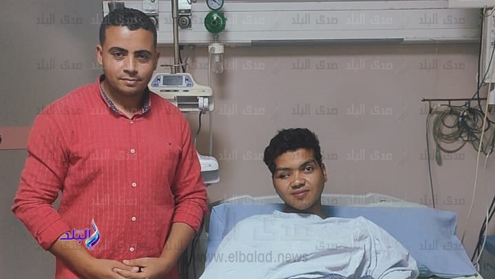 مراسل صدى البلد مع المريض