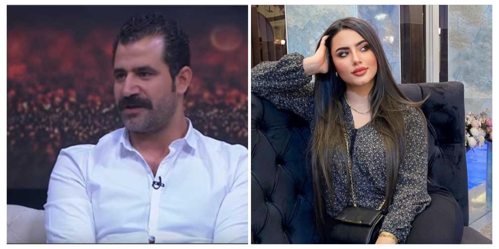 محمود حافظ وبسمة بغداد 