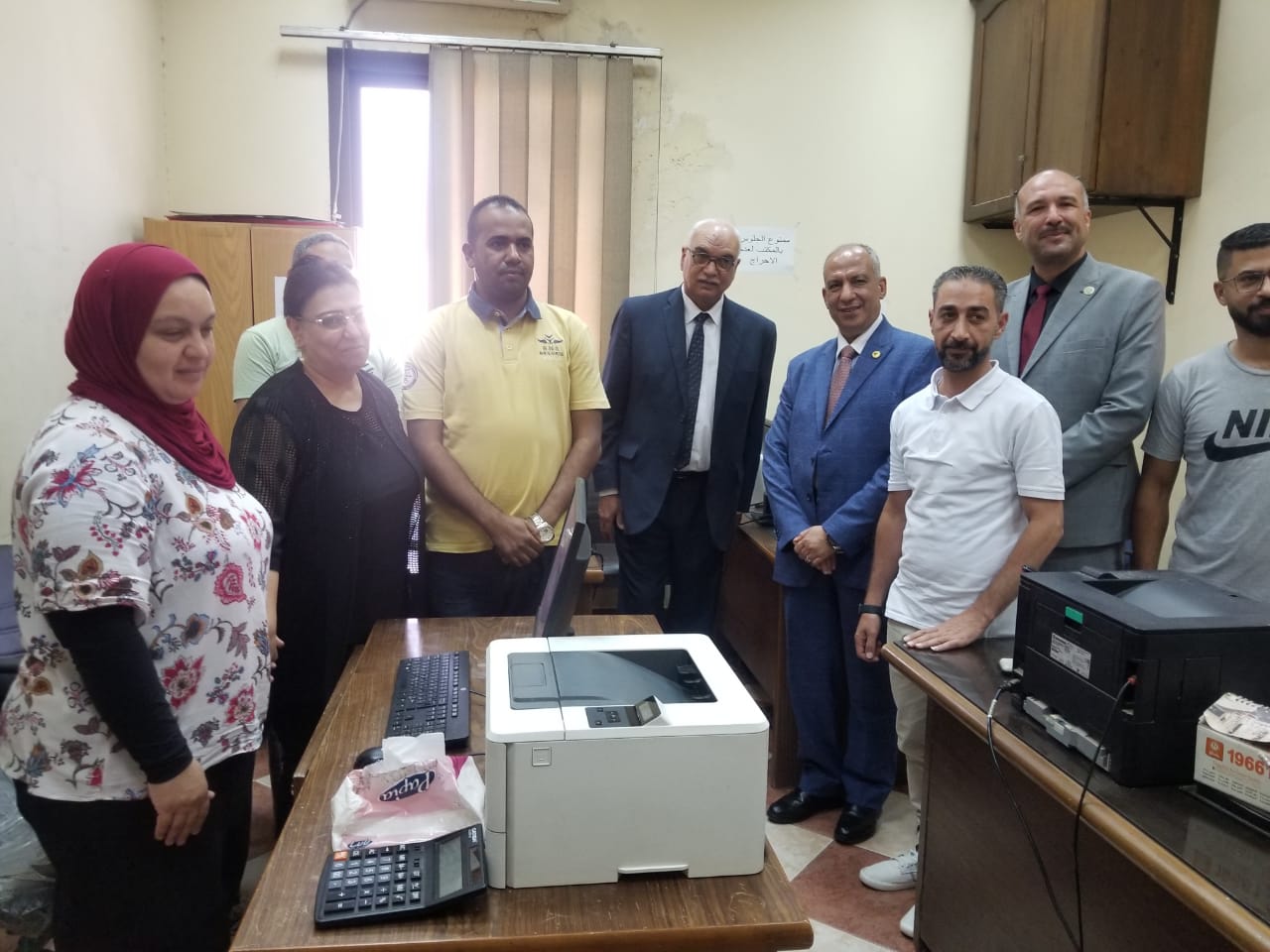 الدكتور عباس الشناوى يتفقد محطات التقاوي 