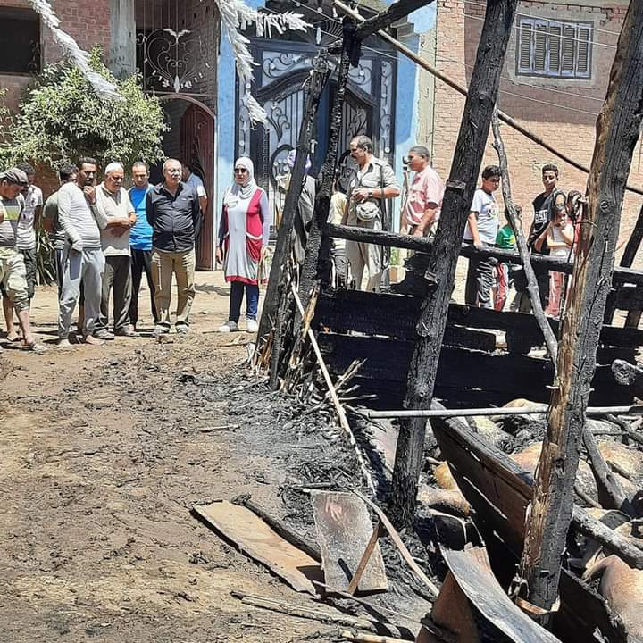 السيطرة علي حريق 