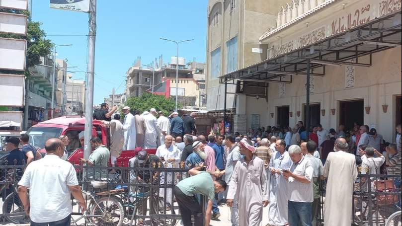 جنازة السيدة زوجة الكابتن طاهر أبوزيد 
