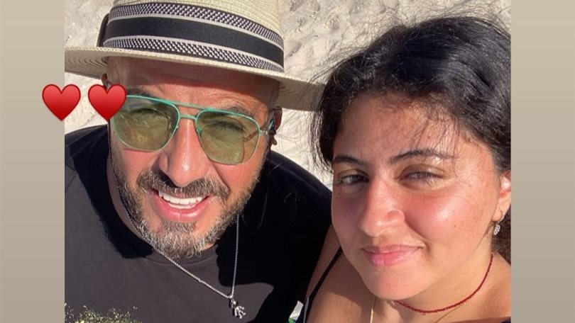 مجدي الهواري وابنته