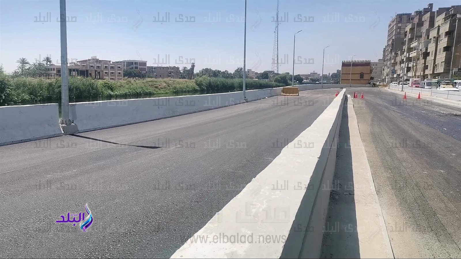 كوبري ملوي جنوب المنيا 