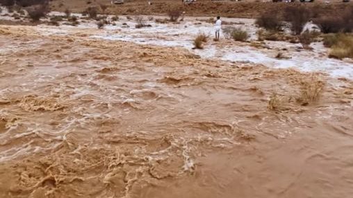 جريان الأودية بالسعودية