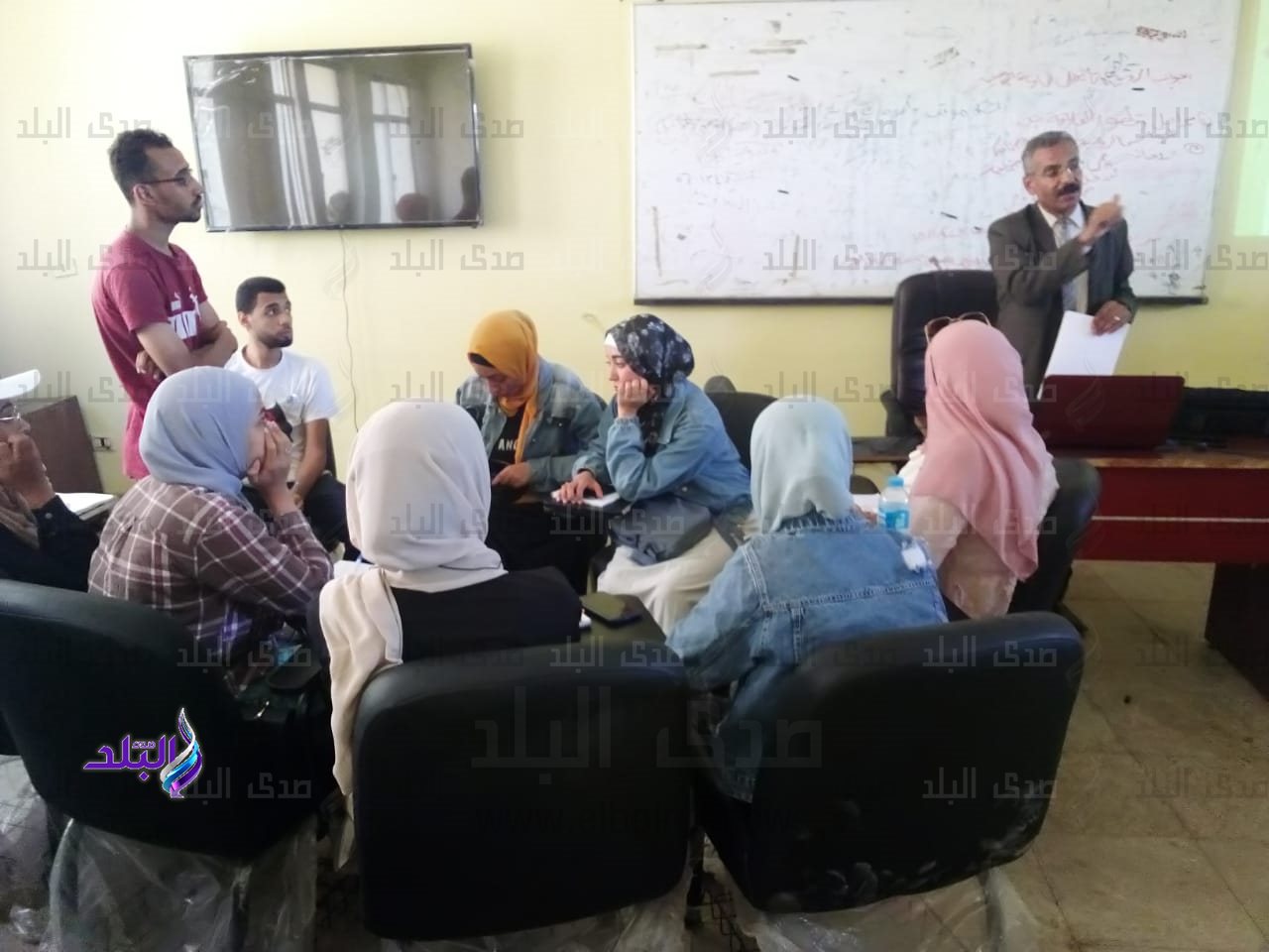 تأهيل الطلاب والطالبات للالتحاق بالمشروع القومي لمحو الأمية