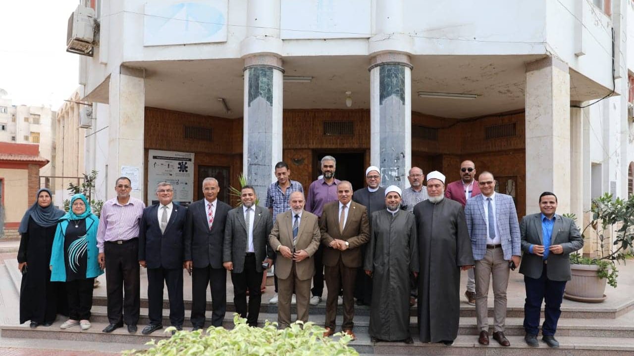 د.محمد المحرصاوي وقيادات الأزهر بدمياط