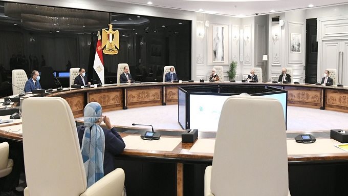 الرئيس عبد الفتاح السيسي مع التحالف الوطني