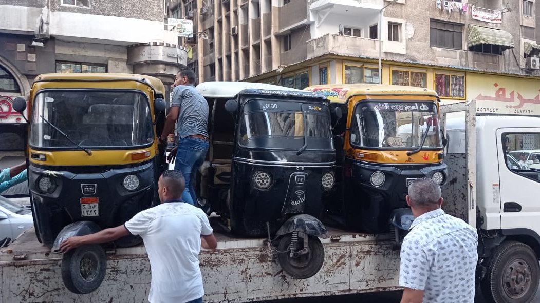 حملات مكبرة بجميع أحياء الإسكندرية