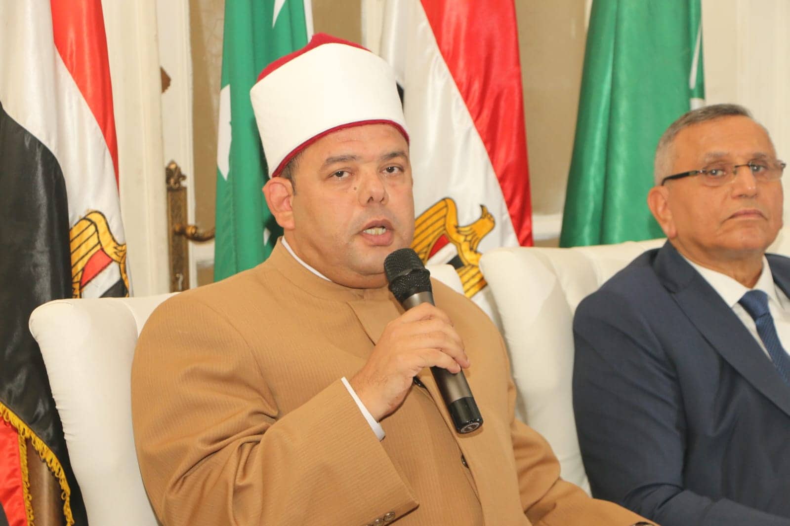  الشيخ إبراهيم رضا أحد علماء الأزهر الشريف