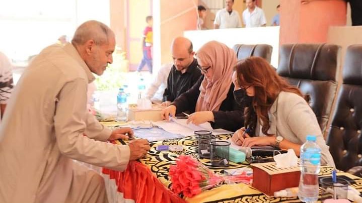 إجراء قرعة تسليم الوحدات 