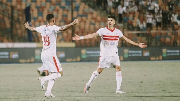 جانب من مباراة الزمالك والمقاصة