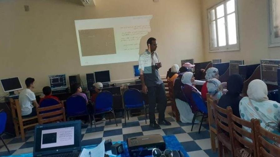 تدريب الشباب  بسيناء علي تكنولوجيا المعلومات 