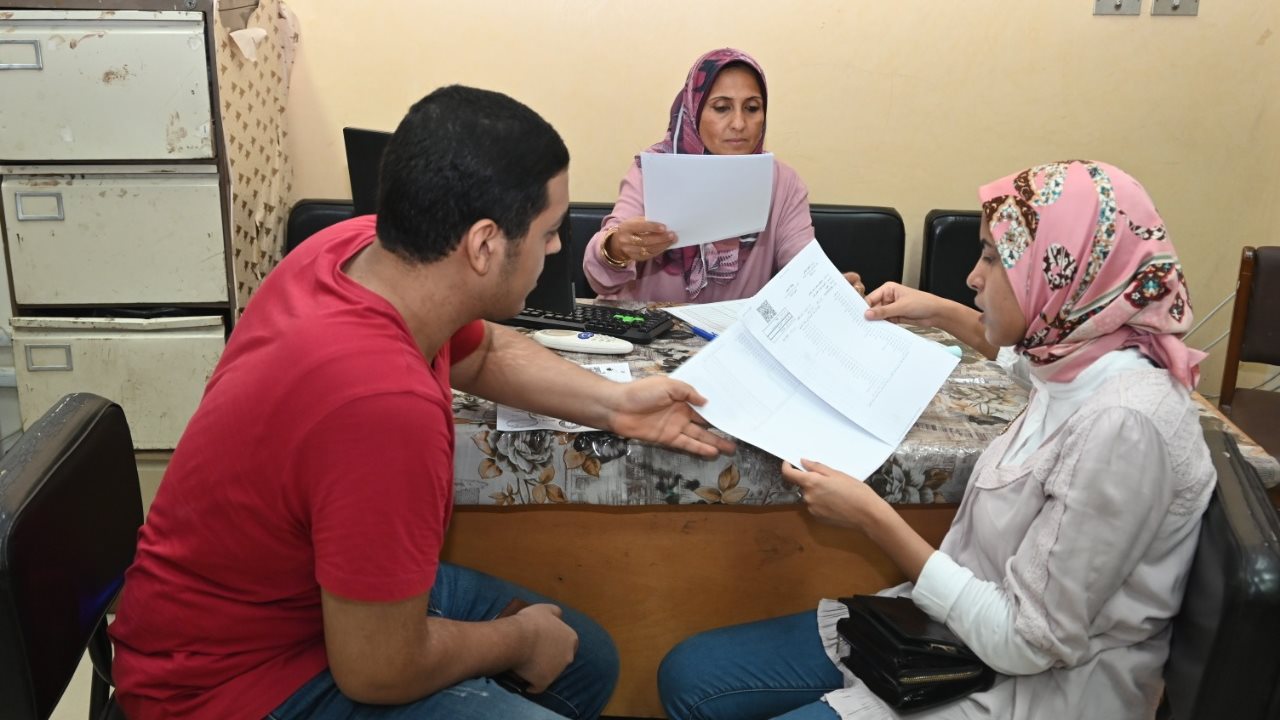 التنسيق الالكتورنى بجامعة الفيوم لطلاب المرحلة الاولى