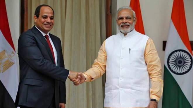 الرئيس السيسي ورئيس وزراء الهند