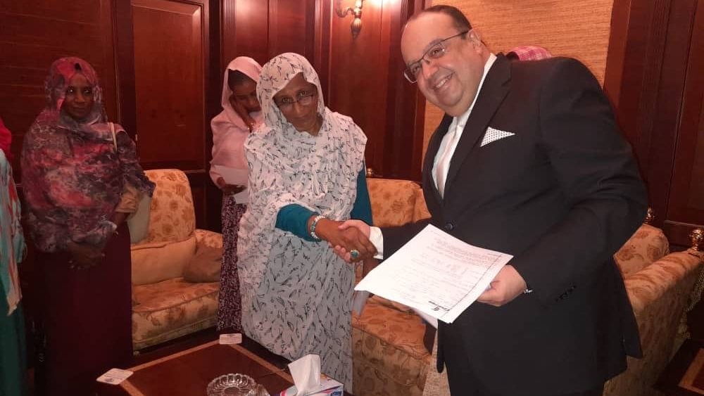 السفير المصري في الخرطوم يستقبل مجموعة من الكوادر الإعلامية 
