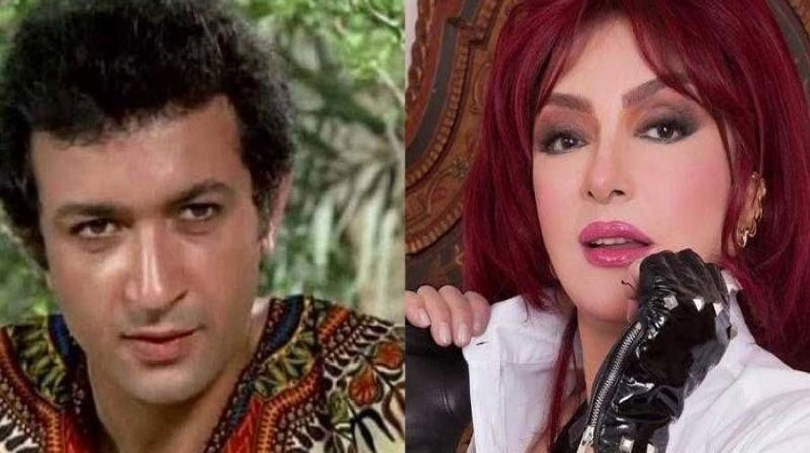 نور الشريف ونبيلة 