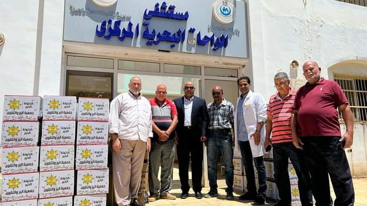 القوافل في الواحات البحرية 