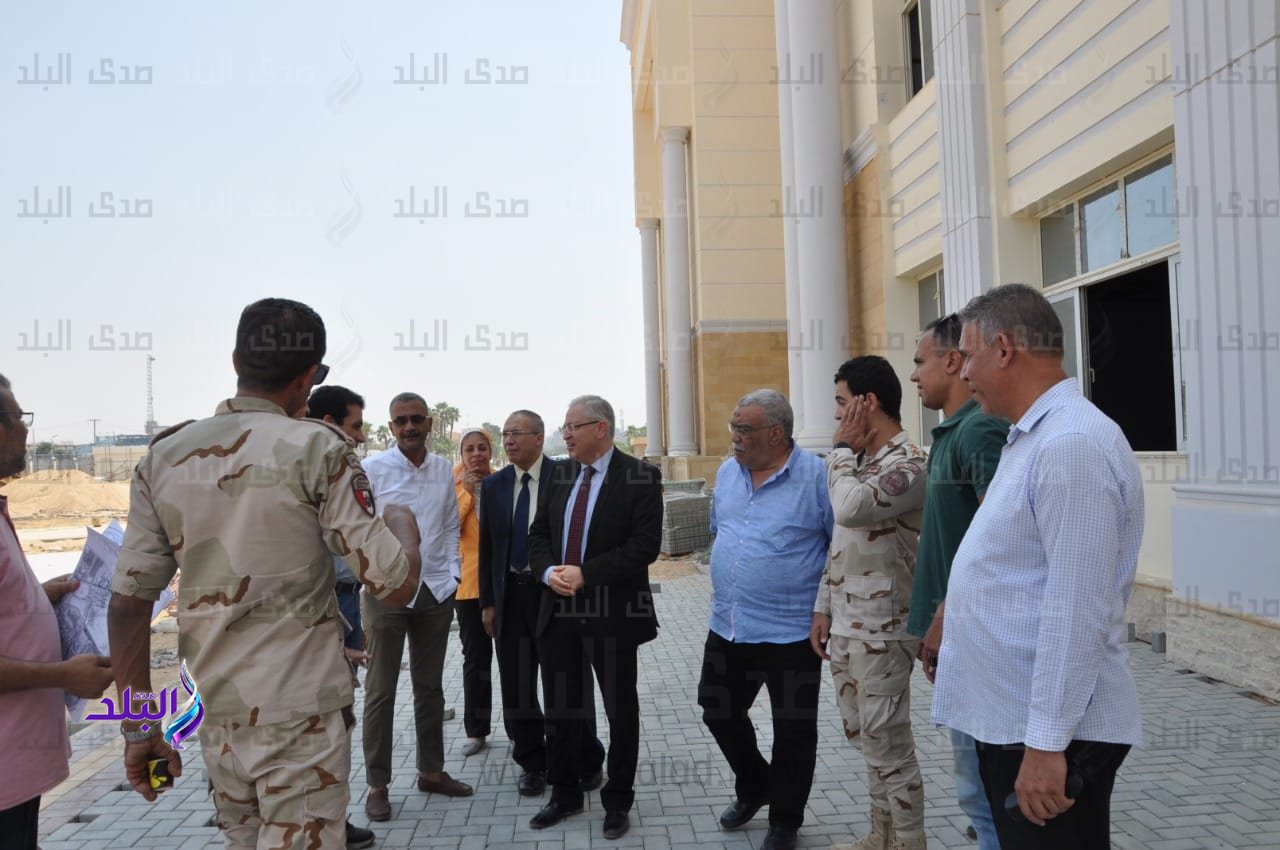 جولة تفقدية لمتابعة تجهيزات جامعة حلوان الأهلية
