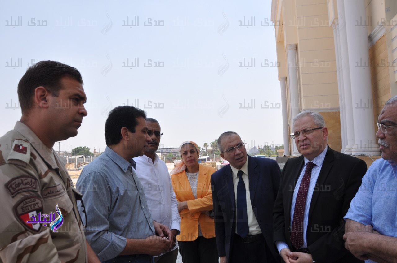 جولة تفقدية لمتابعة تجهيزات جامعة حلوان الأهلية