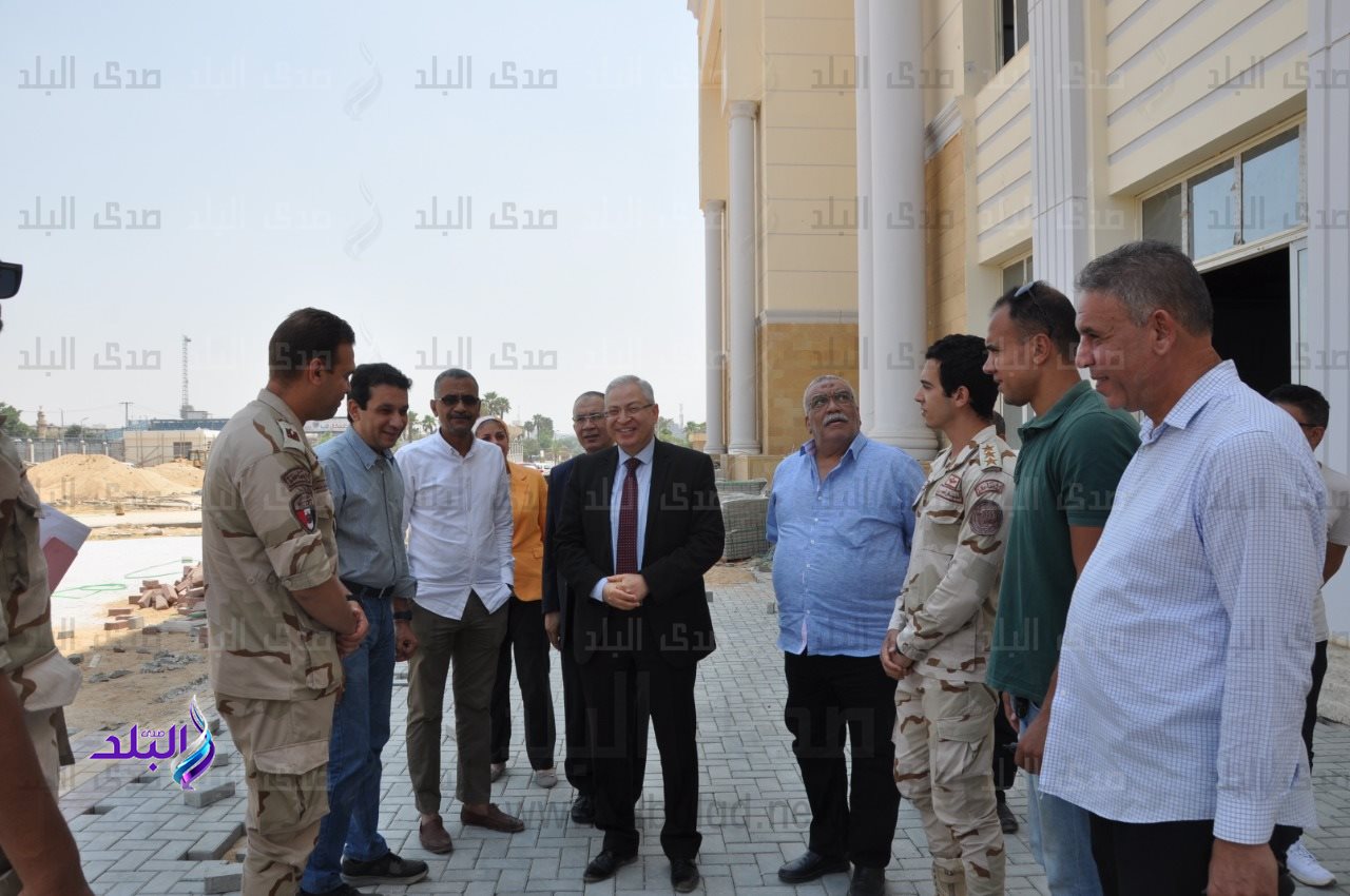 جولة تفقدية لمتابعة تجهيزات جامعة حلوان الأهلية