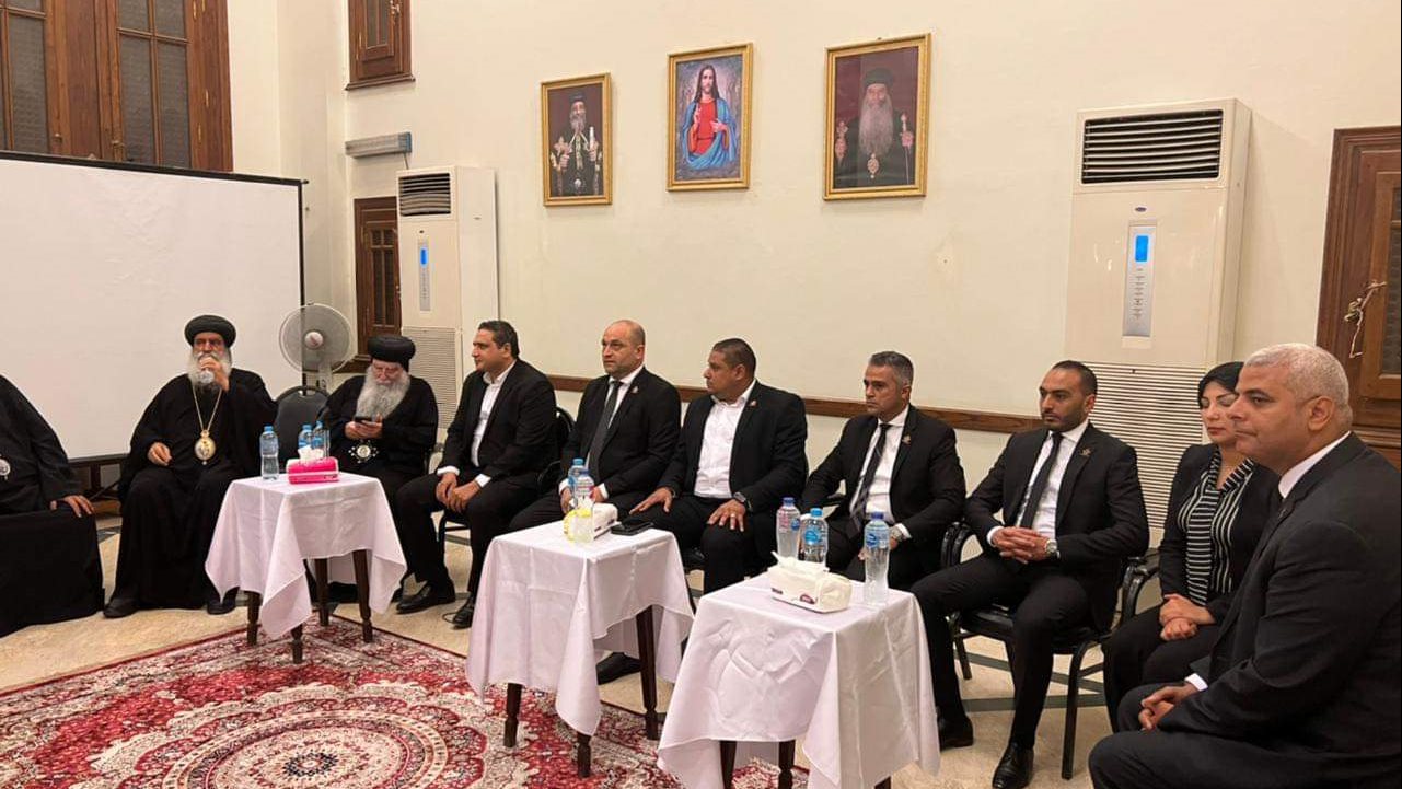 وفد التنسيقية خلال الزيارة 