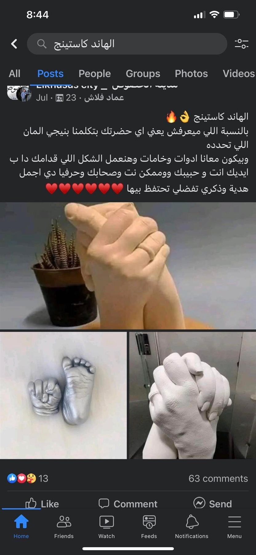 عرض مبتدئي المهنة خلال صفحات على مواقع التواصل الاجتماعي