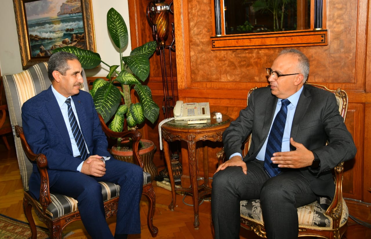 محافظ الغربية ووزير الري