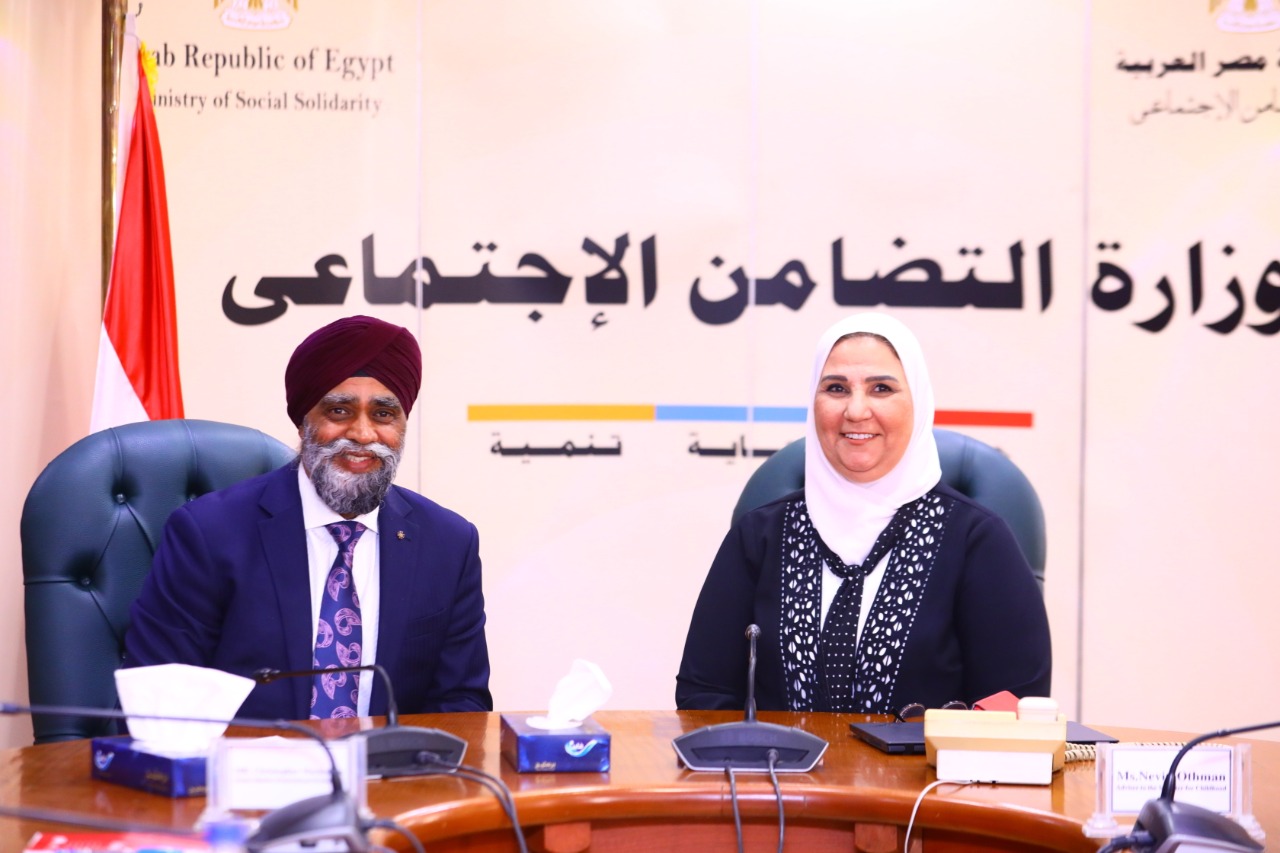 وزيرة التضامن الإجتماعى