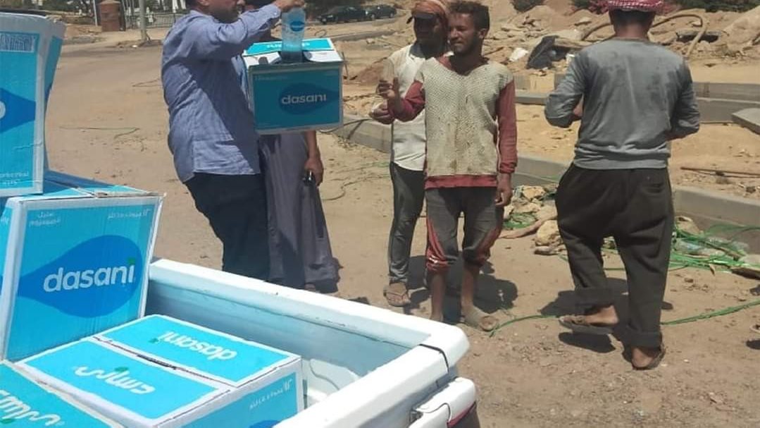 توزيع المياه  توزيع المياه