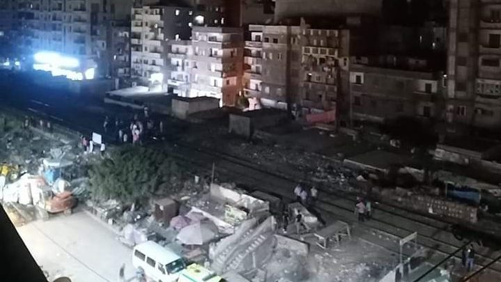 صورة لموقع الحادثة بمنطقة دربالة