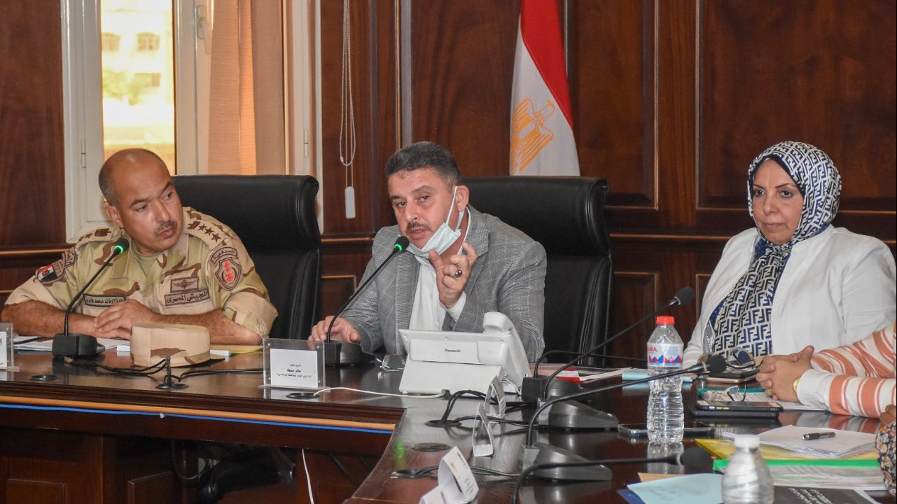 اجتماع بمحافظة الإسكندرية