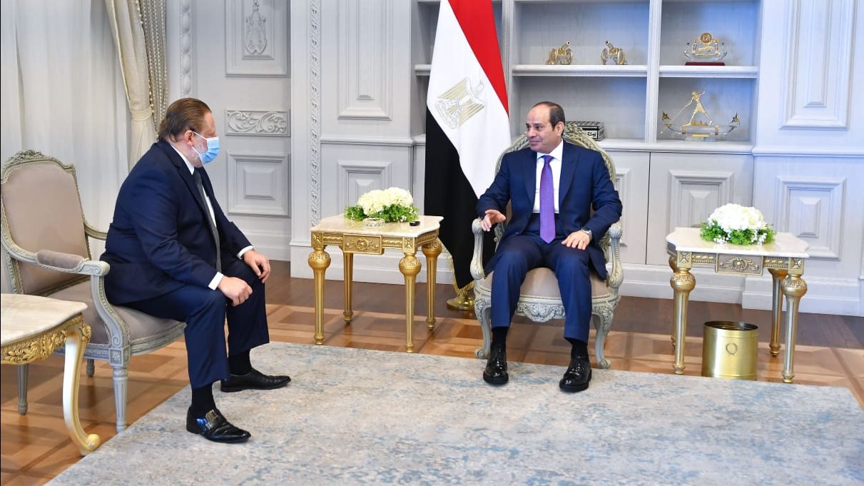 الرئيس السيسي و حسن عبد الله