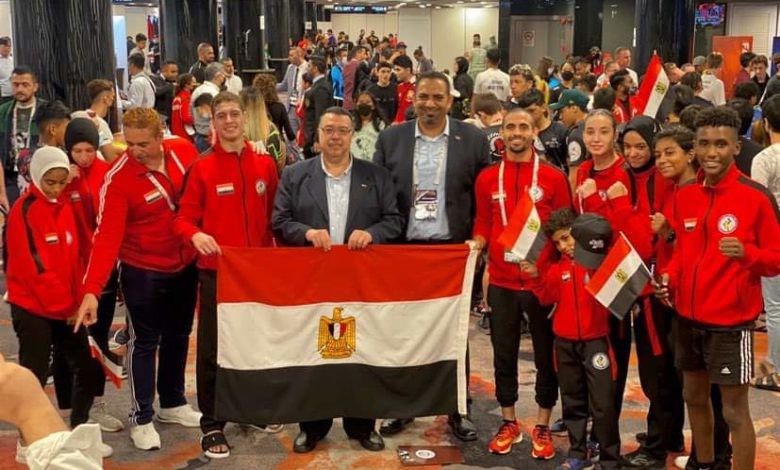 بعثة منتخب مصر للمواى تاى 