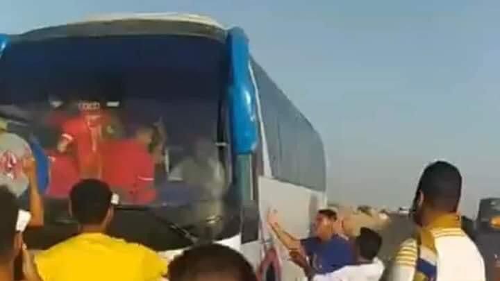 الاعتداء على جماهير الاهلي