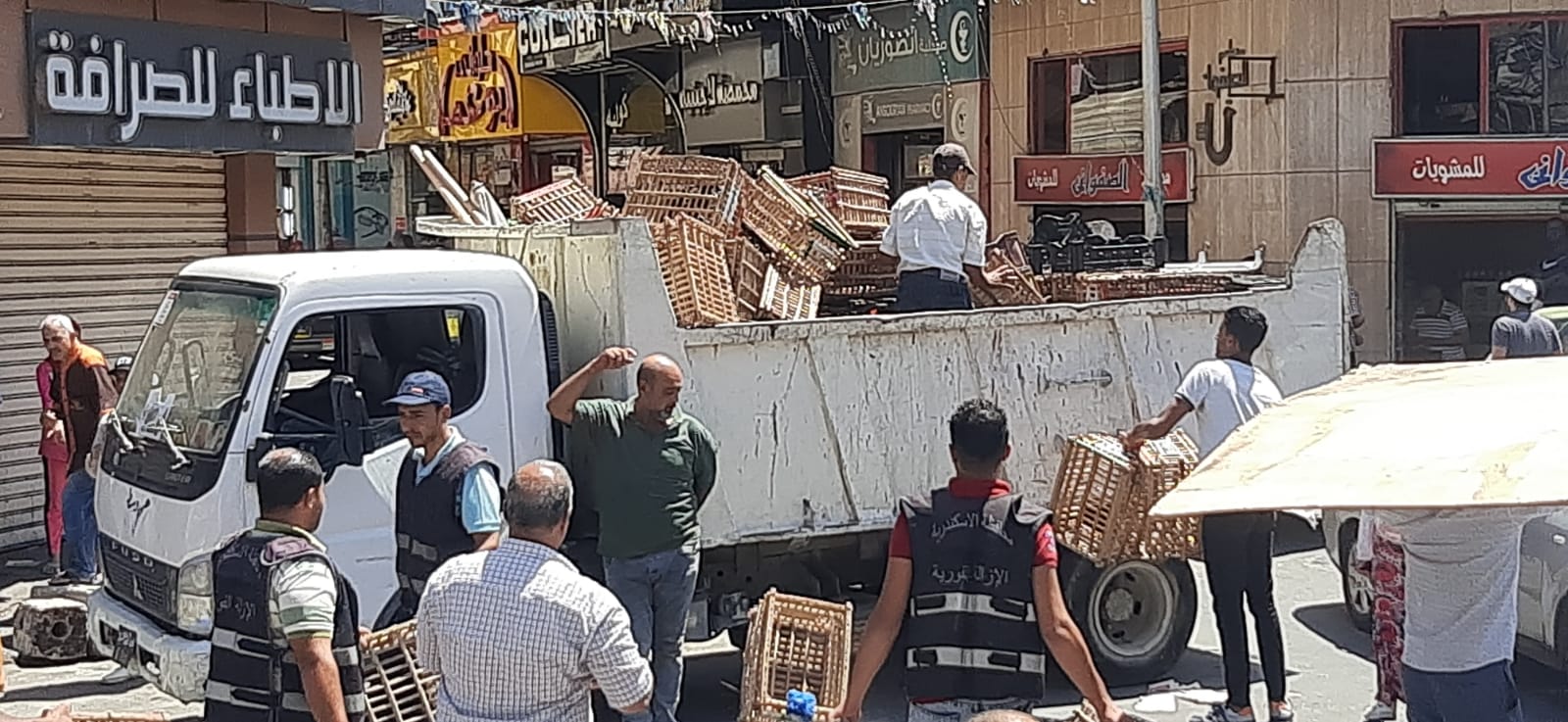 حملات مكبرة وسط الإسكندرية