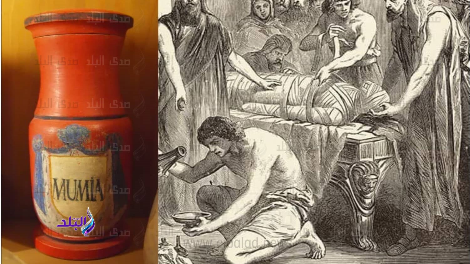 أكل المومياوات المصرية في أوروبا
