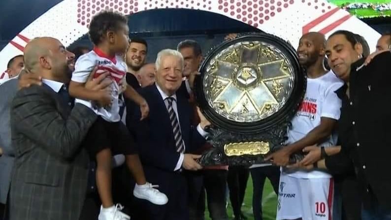 احتفال الزمالك بالدوري