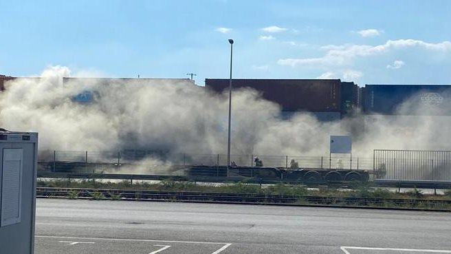 تسرب سائل سام غرب ألمانيا ونقل 16 شرطي للمستشفى 