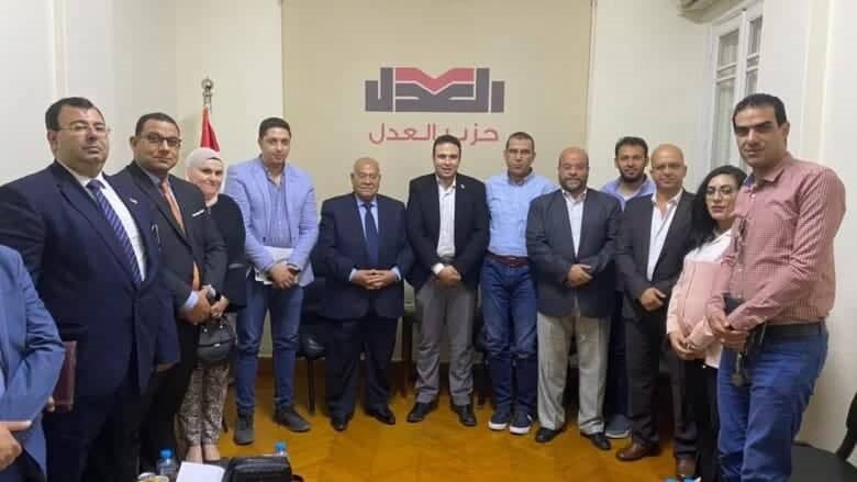 حزب العدل يستقبل قيادات حزب الجيل
