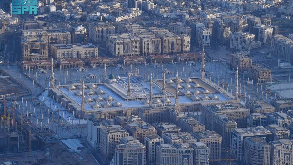 منظر جوي للمدينة المنورة الشريفة