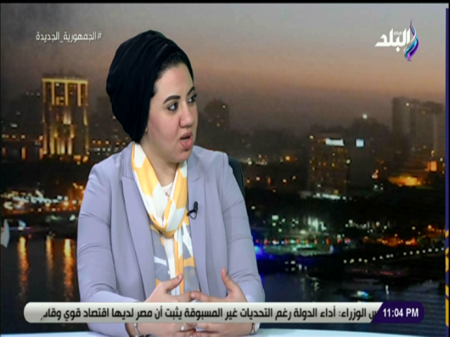 النائبة أميرة صابر، عضو مجلس النواب عن تنسيقية شباب الأحزاب