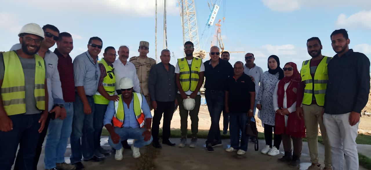 وزير الري يتفقد مشروع الحمام