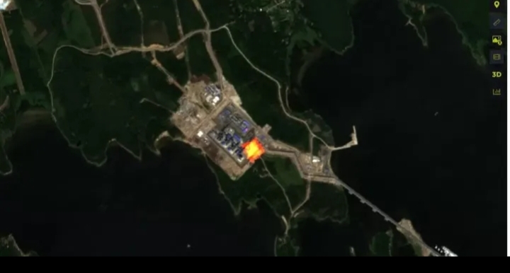 صورة لمصنع روسي بواسطة القمر الصناعي