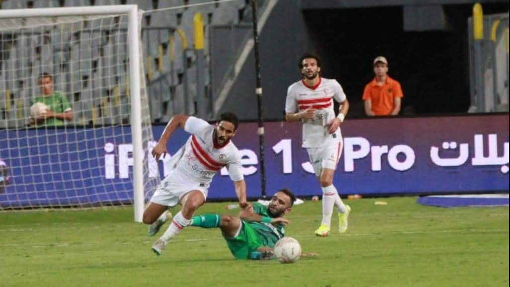 مباراة الزمالك والمصري 