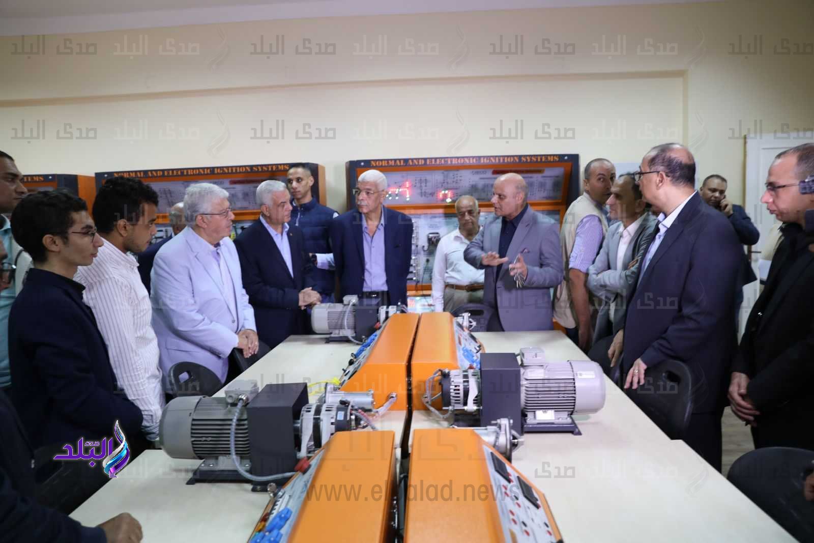 وزير التعليم العالي يتفقد جامعة الدلتا التكنولوجية بقويسنا